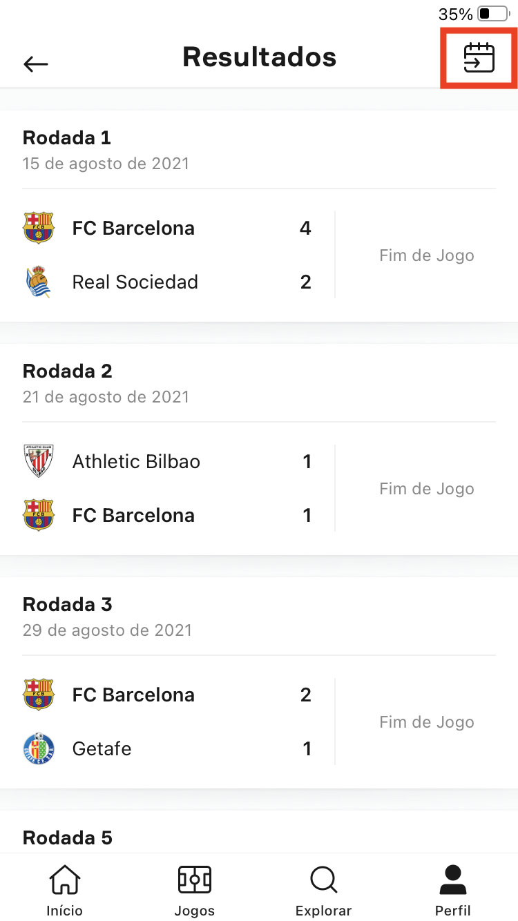 Adicione os jogos da Champions League ao calendário do seu smartphone